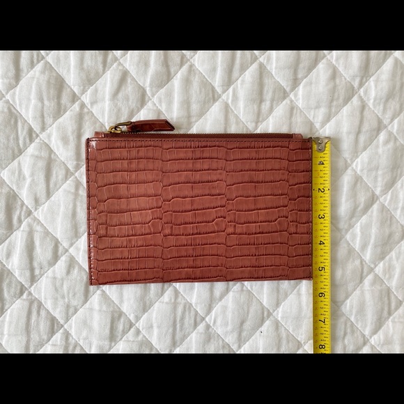 NWOT J. CREW pink leather case. - Picture 7 of 7